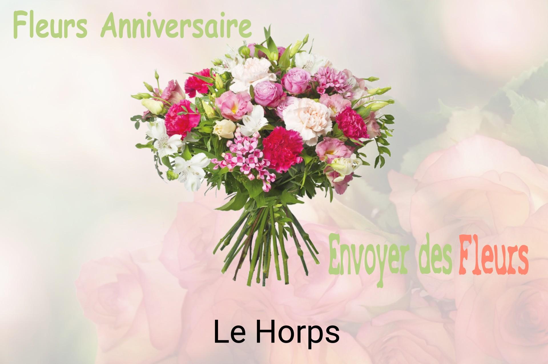 Bouquet de fleurs d’anniversaire livré à Le Horps